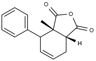 (3AS,7AR)-3A-METHYL-4-PHENYL-3A,4,7,7A-TETRAHYDRO-2-BENZOFURAN-1,3-DIONE Struktur
