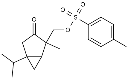 (5-ISOPROPYL-2-METHYL-3-OXOBICYCLO[3.1.0]HEX-2-YL)METHYL 4-METHYLBENZENESULFONATE Struktur