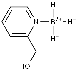 Boron, trihydro(2-pyridinemethanol-N1)-, (T-4)- Struktur