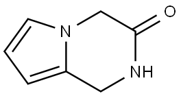 1,2-Dihydropyrrolo[1,2-a]pyrazin-3(4H)-one Struktur
