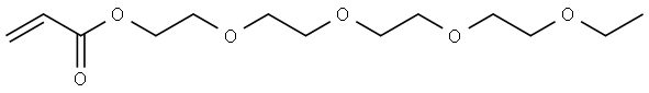 2-Propenoic acid, 3,6,9,12-tetraoxatetradec-1-yl ester Struktur