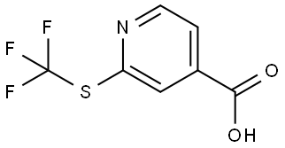 2-((Trifluoromethyl)thio)isonicotinic acid Struktur