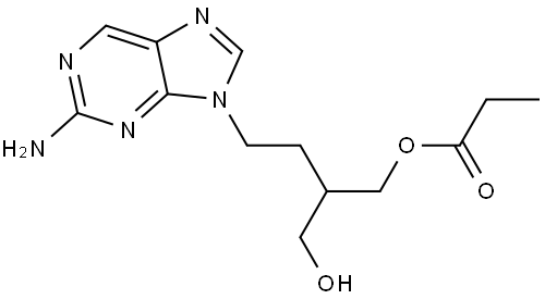 Famciclovir Impurity 40 Struktur