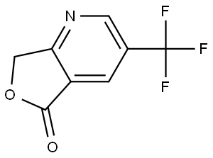 3-(Trifluoromethyl)furo[3,4-b]pyridin-5(7H)-one Struktur