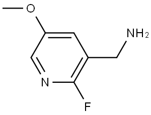 (2-Fluoro-5-methoxypyridin-3-yl)methanamine Struktur