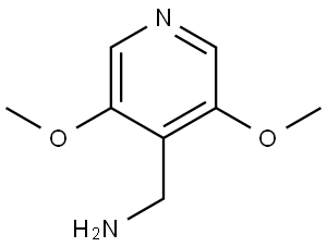(3,5-Dimethoxypyridin-4-yl)methanamine Struktur