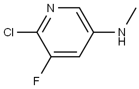 6-Chloro-5-fluoro-N-methylpyridin-3-amine Struktur