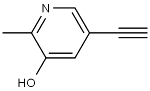 5-Ethynyl-2-methylpyridin-3-ol Struktur