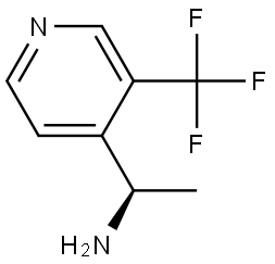 (R)-1-(3-(Trifluoromethyl)pyridin-4-yl)ethan-1-amine Struktur