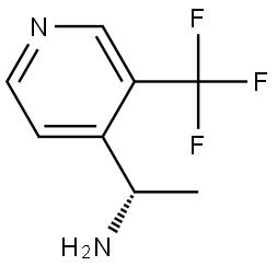 (S)-1-(3-(Trifluoromethyl)pyridin-4-yl)ethan-1-amine Struktur