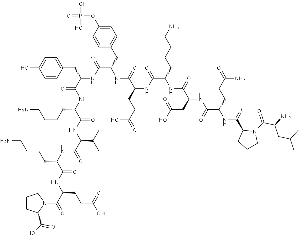 pJAK2(1001–1013) Struktur