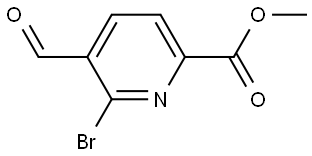 Methyl 6-bromo-5-formylpicolinate Struktur