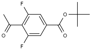 1,1-Dimethylethyl 4-acetyl-3,5-difluorobenzoate|4-乙?；?3,5-二氟苯甲酸叔丁酯