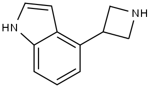 4-(azetidin-3-yl)-1H-indole Struktur