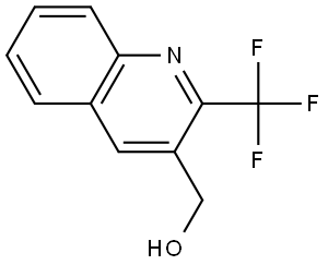 (2-(Trifluoromethyl)quinolin-3-yl)methanol Struktur