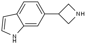 6-(azetidin-3-yl)-1H-indole Struktur