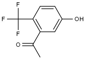 1-(5-Hydroxy-2-(trifluoromethyl)phenyl)ethan-1-one Struktur