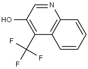 4-(Trifluoromethyl)quinolin-3-ol Struktur