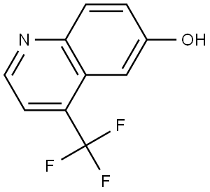 4-(Trifluoromethyl)quinolin-6-ol Struktur