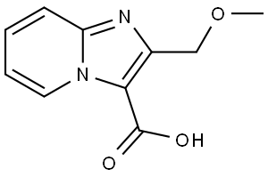 2-(Methoxymethyl)imidazo[1,2-a]pyridine-3-carboxylic acid Struktur