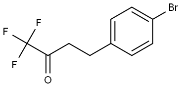 2-Butanone, 4-(4-bromophenyl)-1,1,1-trifluoro- Struktur