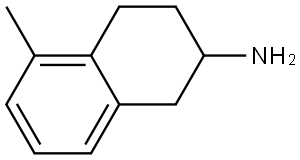 5-Methyl-1,2,3,4-tetrahydronaphthalen-2-amine Structure