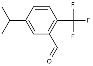 5-Isopropyl-2-(trifluoromethyl)benzaldehyde Struktur