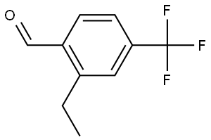 2-Ethyl-4-(trifluoromethyl)benzaldehyde Struktur