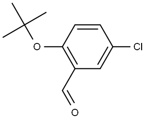 5-Chloro-2-(1,1-dimethylethoxy)benzaldehyde Structure