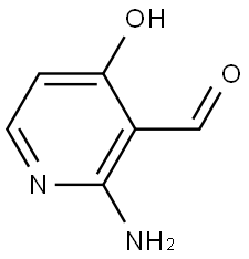 2-Amino-4-hydroxynicotinaldehyde Struktur