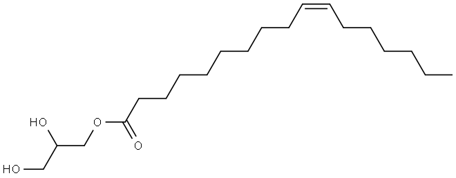 Monoheptadecenoin(cis-10)(C17:1) Struktur