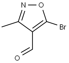 5-Bromo-3-methyl-4-isoxazolecarboxaldehyde Struktur
