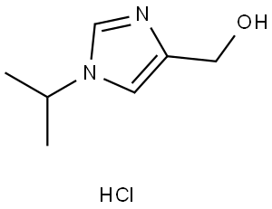 (1-Isopropyl-1H-imidazol-4-yl)methanol hydrochloride Struktur