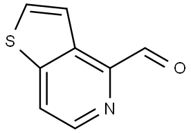 Thieno[3,2-c]pyridine-4-carbaldehyde Struktur