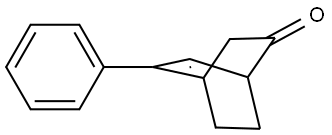 5-phenylbicyclo[2.2.2]oct-5-en-2-one Struktur