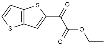 Ethyl α-oxothieno[3,2-b]thiophene-2-acetate Structure