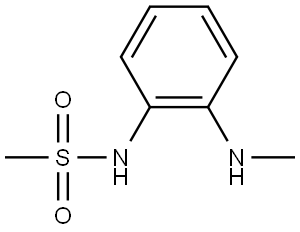 N-(2-(methylamino)phenyl)methanesulfonamide Struktur