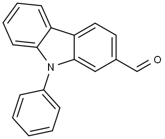 9-phenyl-9H-carbazole-2-carbaldehyde Struktur