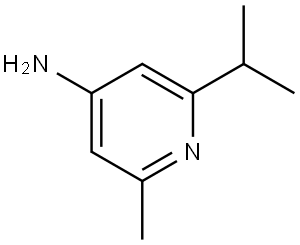 2-isopropyl-6-methylpyridin-4-amine Struktur