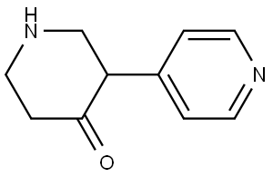3-(pyridin-4-yl)piperidin-4-one Struktur