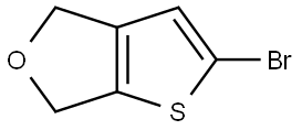2-Bromo-4,6-dihydrothieno[2,3-c]furan Struktur