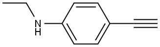 N-Ethyl-4-ethynylaniline Struktur