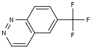 Cinnoline, 6-(trifluoromethyl)- Struktur