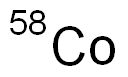 Cobalt-58 Struktur