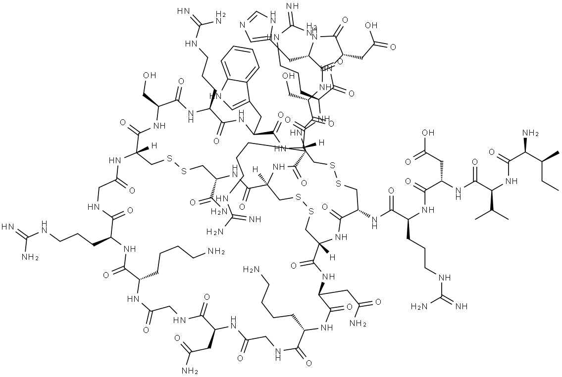 μ-Conotoxin BuIIIC Struktur