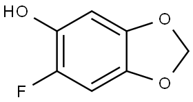 6-Fluorobenzo[d][1,3]dioxol-5-ol Struktur