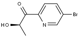 (R)-1-(5-Bromopyridin-2-yl)-2-hydroxypropan-1-one Struktur
