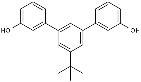 5'-(tert-butyl)-[1,1':3',1''-terphenyl]-3,3''-diol Struktur