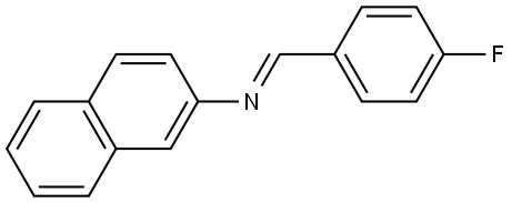 (4-FLUORO-BENZYLIDENE)-NAPHTHALEN-2-YL-AMINE Structure