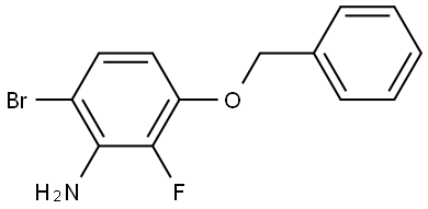 3-(Benzyloxy)-6-bromo-2-fluoroaniline Struktur